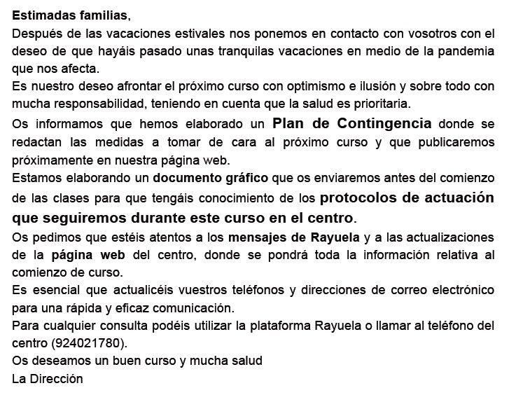 Saludo inicial 2020