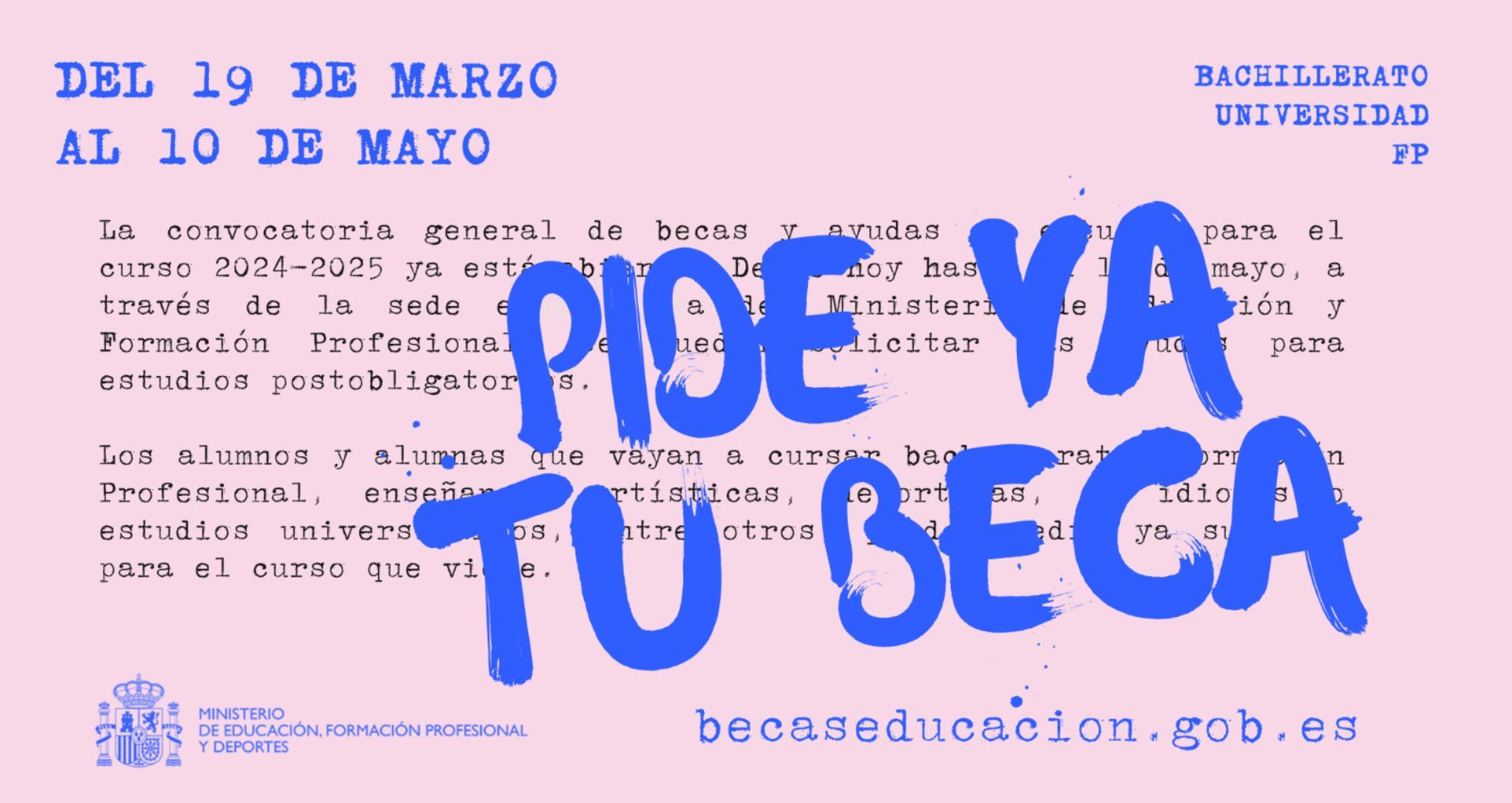 becas 2024 25