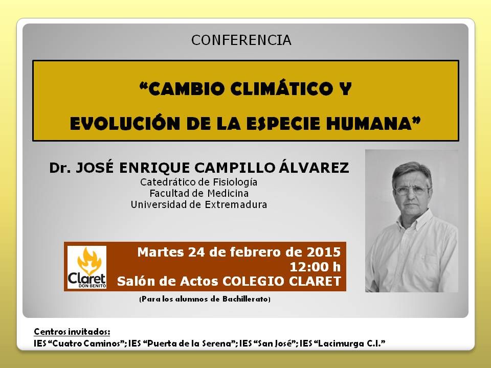 Cartel conferencia J.E.CAMPILLO 2015