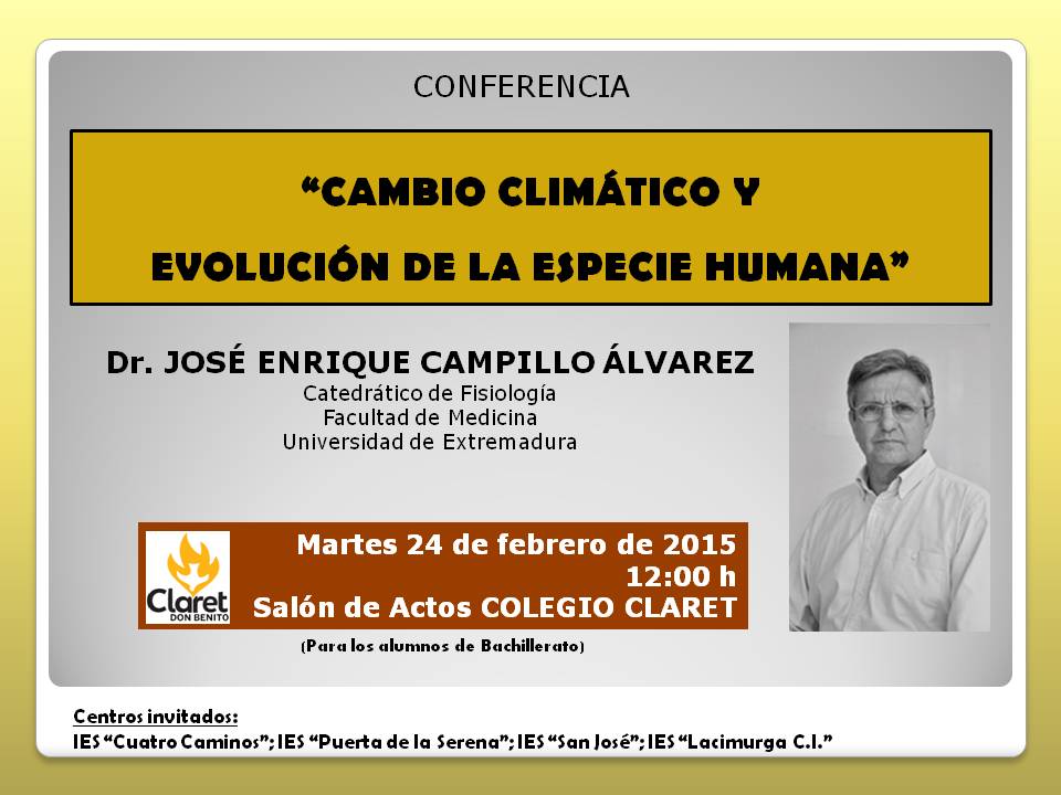 Cartel conferencia J.E.CAMPILLO 2015